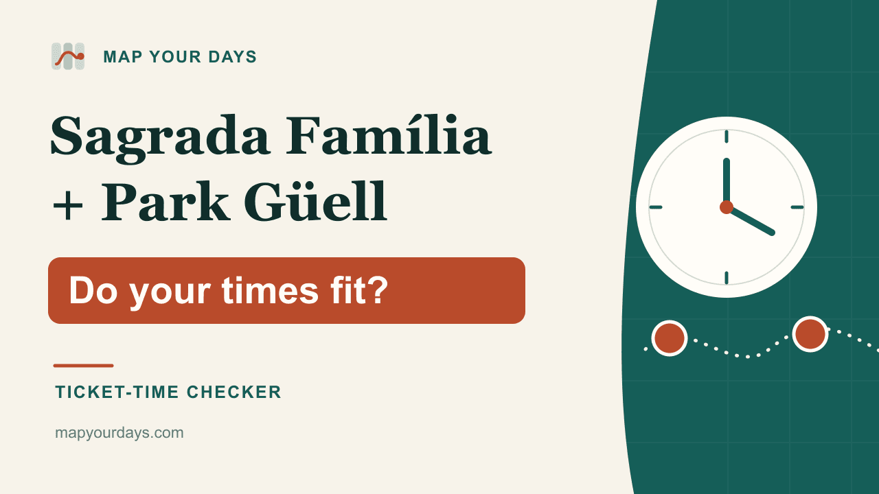 Sagrada Família + Park Güell: Do Your Ticket Times Fit? video thumbnail